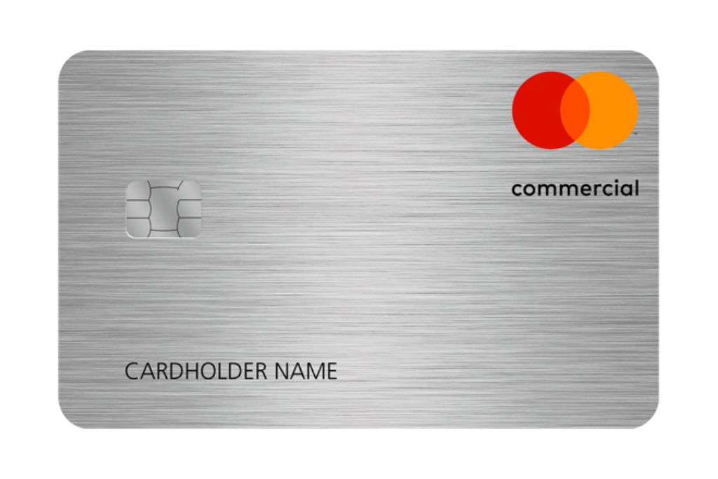 Visa Mastercard Commercial Silber